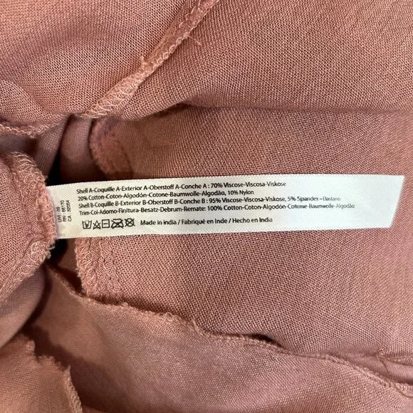 Free People Womens Adella Flowy lace Slip Dress Dusty Rose Pink Size ? Women's - Picture 11 of 14